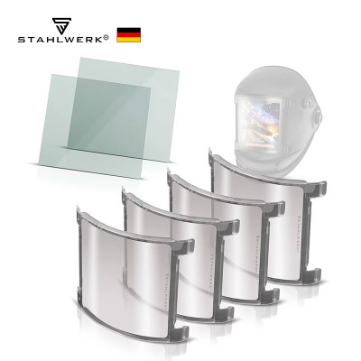 STAHLWERK Комплект от 6 резервни слюди за заваръчна маска TITAN