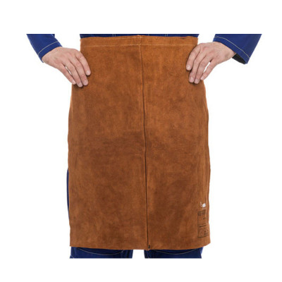 WELDAS Кожена престилка за заваряване за талия Lava Brown™ 44-7124, 60 см x 60 см