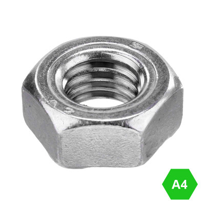 Шестостенна гайка за заваряване DIN 929 A4