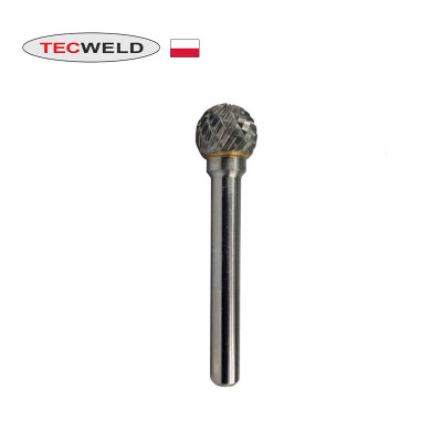 Фреза със сферичен връх (D) за стомана 12 mm 10 mm