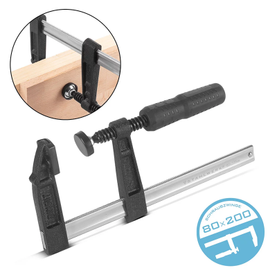 STAHLWERK Винтова скоба 80x200 mm