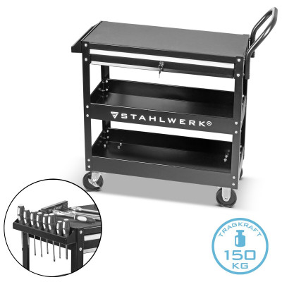 STAHLWERK Количка за инструменти WZE-3 ST