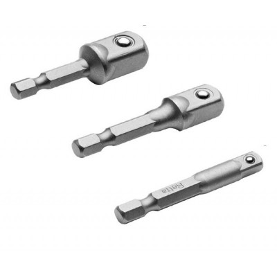 Комплект преходници l50 1/4" мъжко - мъжко 1/4" 3/8" 1/2" Retta