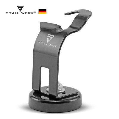 Стойка за MIG/MAG заваръчни шлангове STAHLWERK, черна с магнитна основа