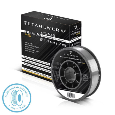 STAHLWERK Алуминиево-магнезиева МИГ тел ER5356 AlMg5 - Ø 1.0 mm, 2 кг