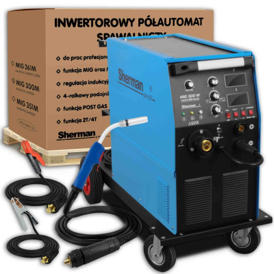 Инверторен заваръчен апарат Sherman MIG 300M/4R