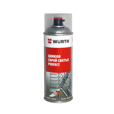 Цинков спрей Wurth 400 ml - Perfect Светъл