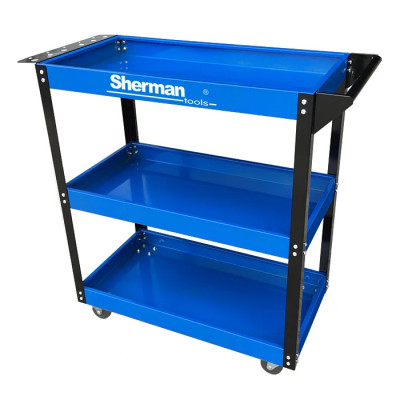 Инструментална количка за работилница 3PB, с три рафта