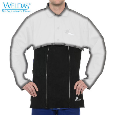 WELDAS Кожен нагръдник Arc Knight ® 38-4320, 51 см x 56 см