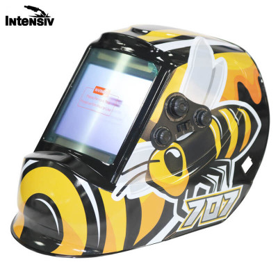 INTENSIV Маска за заваряване с течни кристали, 4 сензора BUMBLE BEE