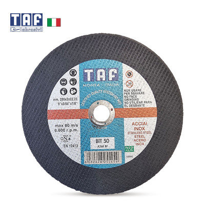 TAF Диск за рязане на метал и неръждаема стомана BIT50 – Universal Series, 230 x 2.0 mm