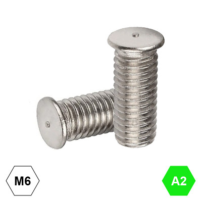 Болт за заваряване DIN 32501 A2 - M6
