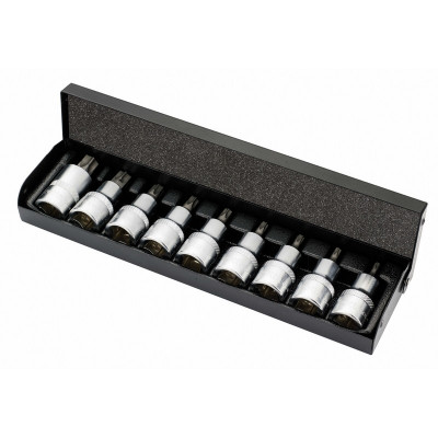 Комплект вложки 1/2" торкс 9части тх10-тх45 Retta