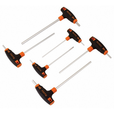 Комплект инбуси с т-дръжка 6 части, 2,5 -8 Retta