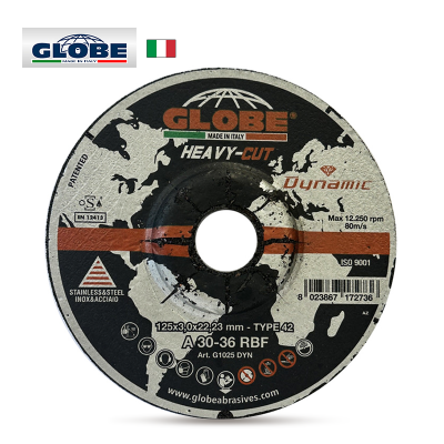 GLOBE Диск за шлайфане на метал и неръждаема стомана Dynamic