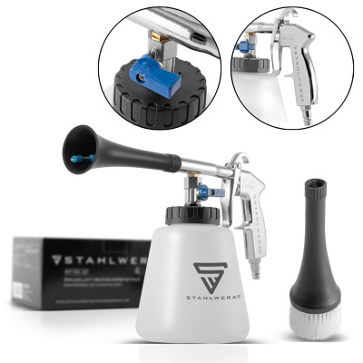 STAHLWERK Професионален пистолет за почистване със сгъстен въздух RP-90 ST