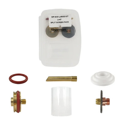 TIG комплект Pyrex T9/20  дълъг, L=47