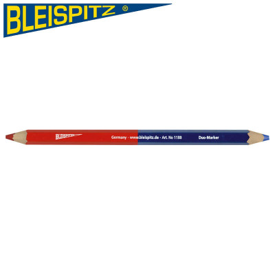 Bleispitz Двоен цветен молив, червен/син, 175 mm