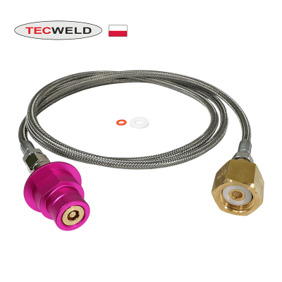 TECWELD Директен маркуч за розов диспенсър Sodastream