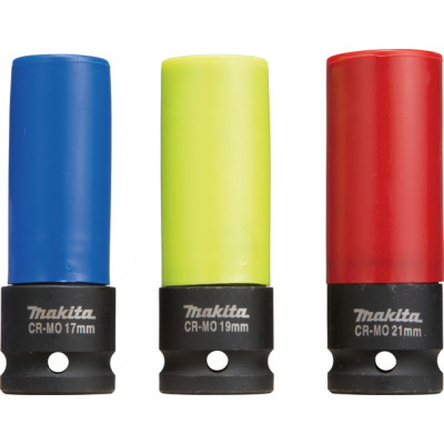 Комплект 3 бр. Impact deep socket for wheel nut 