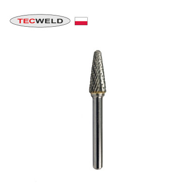 Фреза заоблена конусовидна (L) за стомана 10 mm 25 mm