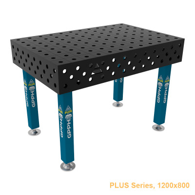 Заваръчна маса GPPH PLUS - 1200x800 mm, отвори Ø28 mm