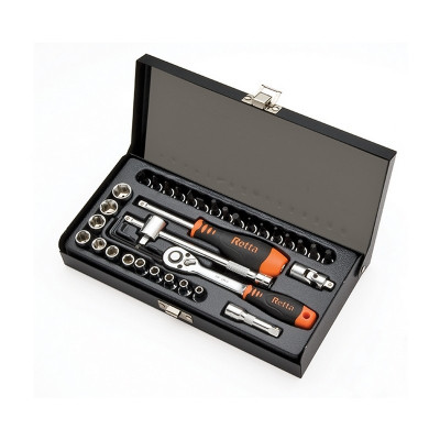 Комплект вложки 1/4" шестостен тх, ph & pz, 40 части Retta