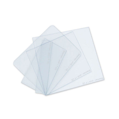 Правоъгълно поликарбонатно защитно стъкло 77×117 mm Sherman V8a вътрешно