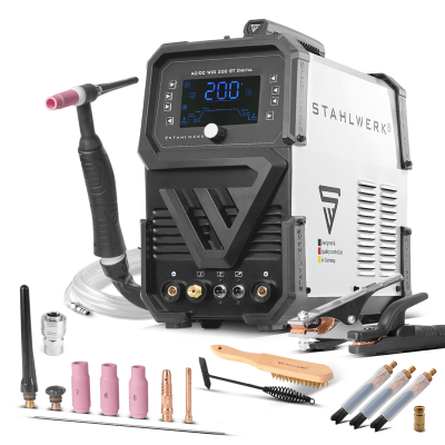 STAHLWERK Цифров заваръчен апарат AC/DC TIG 200 ST