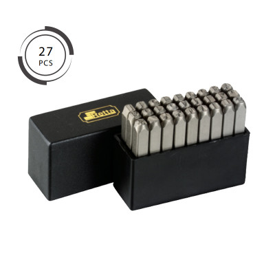 Комплект стоманени букви, 27 части - Retta