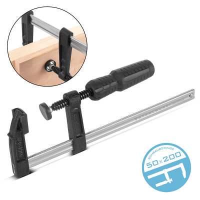 STAHLWERK Винтова скоба 50x200 mm