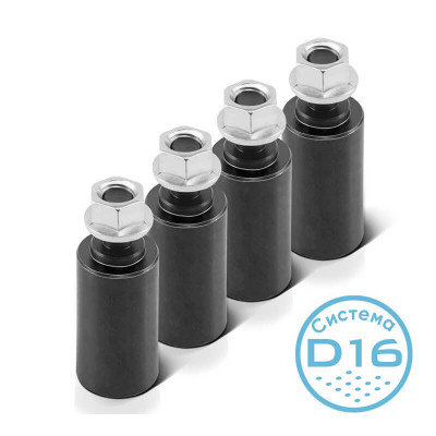 STAHLWERK Стопорен болт със защита от повдигане 25 x 50 mm с резба M 12, система D16