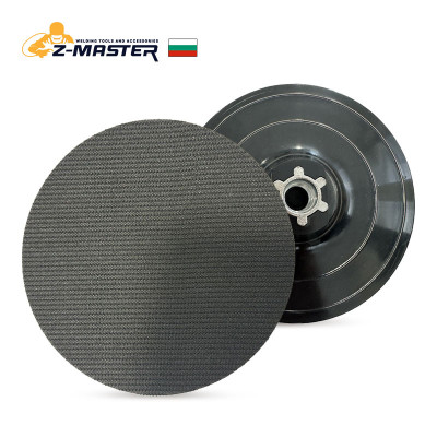 Подложка за фибър дискове, с велкро, черна, ø 125, M14