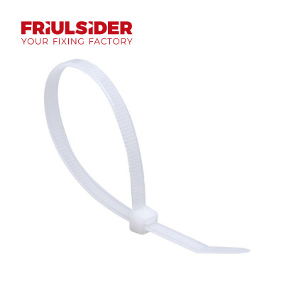 Кабелни стяжки Friulsider бели 100 бр.