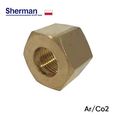 Присъединителна гайка към бутилка за Ar/CO2