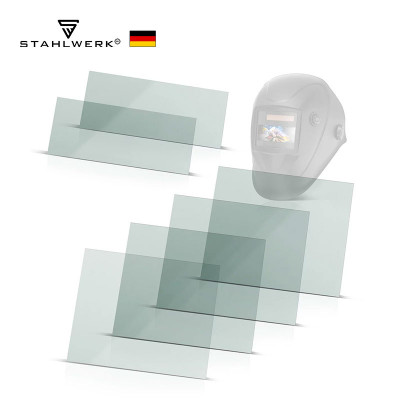 STAHLWERK Комплект от 6 слюди за заваръчна маска WORKER