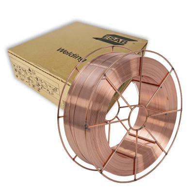 Плътна помеднена тел за заваряване ESAB G3Si1 MIG - 15 кг