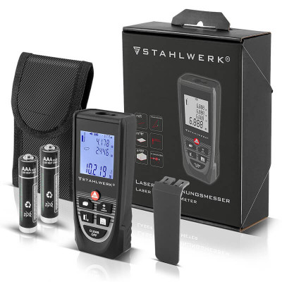 Лазерен измервателен уред STAHLWERK - от 40м до 100м