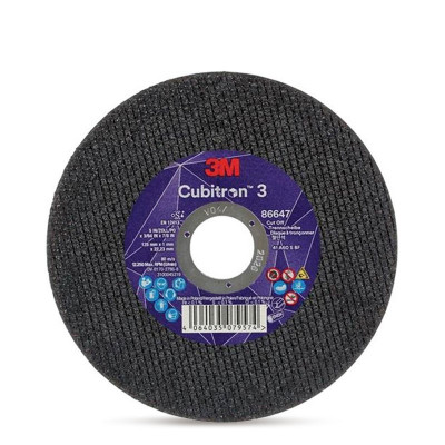 3M™ Cubitron™ 3 диск за рязане T41 - 125 x 1.0 mm