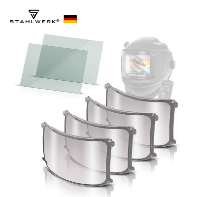 STAHLWERK Комплект от 6 резервни слюди за заваръчна маска MASTER