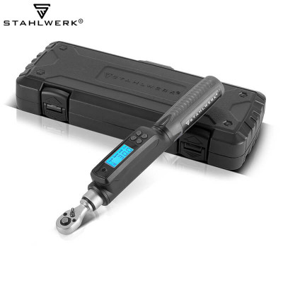 STAHLWERK Цифров динамометричен ключ 1/4 инча, регулируем от 6 до 30 Nm